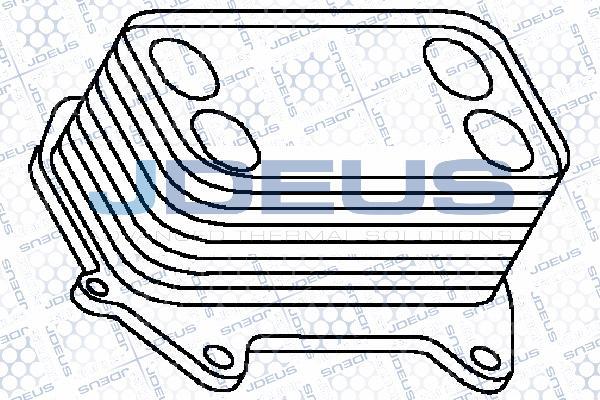 Jdeus M-4010231 - Radiatore olio, Olio motore autozon.pro