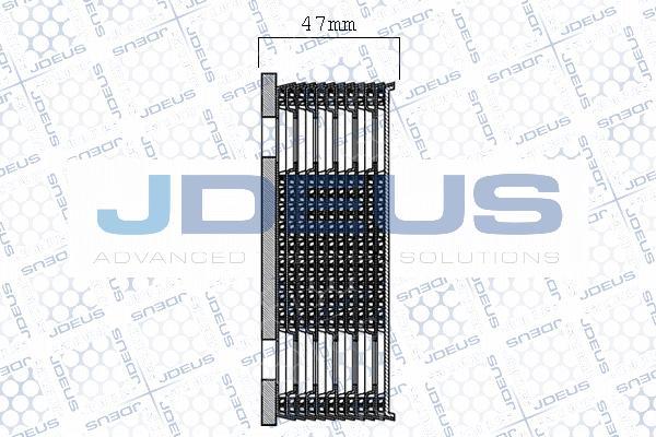 Jdeus M-4121301 - Radiatore olio, Olio motore autozon.pro