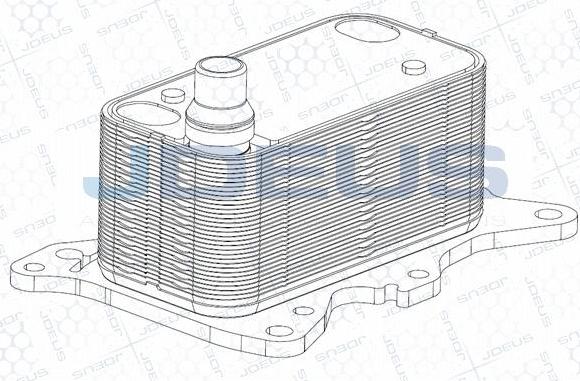 Jdeus M-4171041 - Radiatore olio, Olio motore autozon.pro