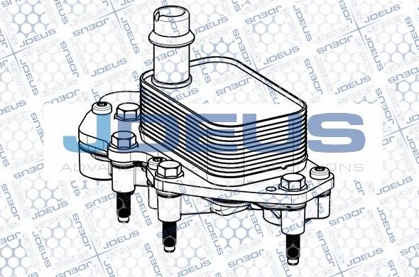 Jdeus M-4201351 - Radiatore olio, Olio motore autozon.pro