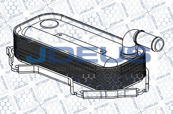 Jdeus M-4280171 - Radiatore olio, Olio motore autozon.pro