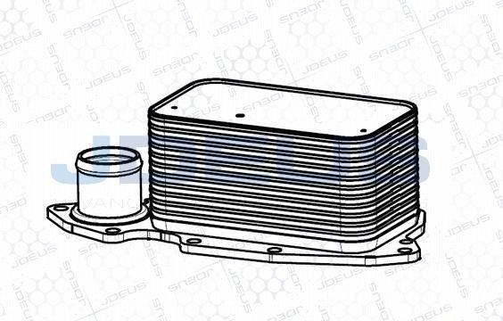 Jdeus M-4231111 - Radiatore olio, Olio motore autozon.pro