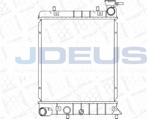 Jdeus M-0540180 - Radiatore, Raffreddamento motore autozon.pro