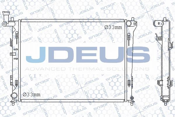 Jdeus M-0540280 - Radiatore, Raffreddamento motore autozon.pro