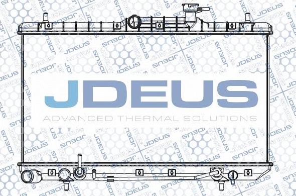 Jdeus M-0540750 - Radiatore, Raffreddamento motore autozon.pro