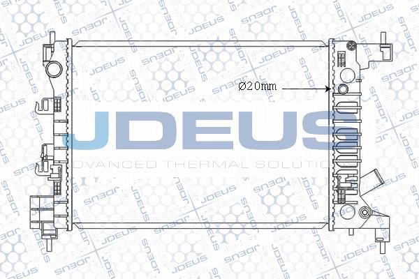 Jdeus M-0560150 - Radiatore, Raffreddamento motore autozon.pro