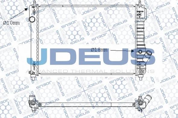 Jdeus M-0560170 - Radiatore, Raffreddamento motore autozon.pro