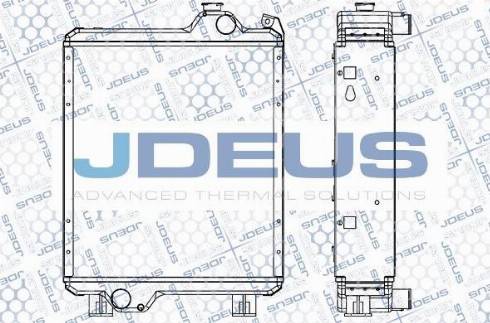 Jdeus M-060004A - Radiatore, Raffreddamento motore autozon.pro