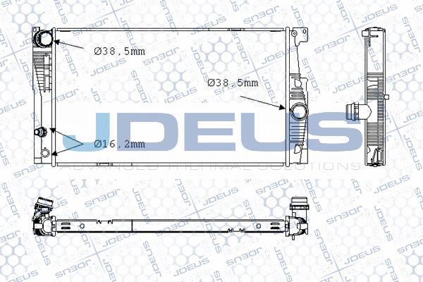 Jdeus M-0050830 - Radiatore, Raffreddamento motore autozon.pro