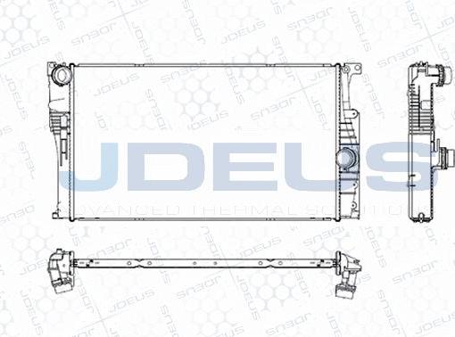 Jdeus M-0050790 - Radiatore, Raffreddamento motore autozon.pro