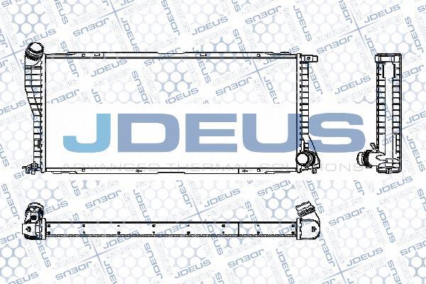 Jdeus M-0050740 - Radiatore, Raffreddamento motore autozon.pro