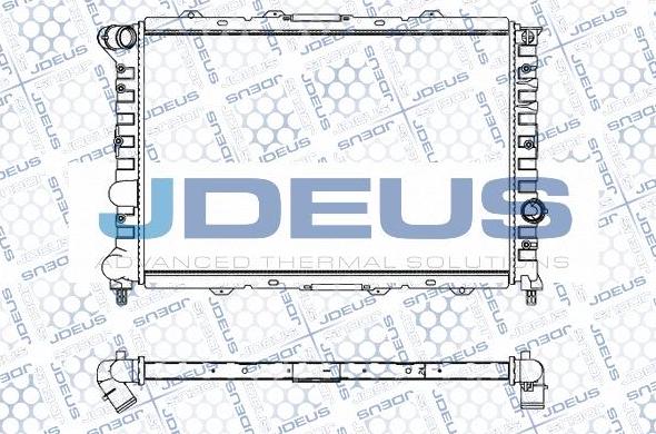 Jdeus M-0000010 - Radiatore, Raffreddamento motore autozon.pro