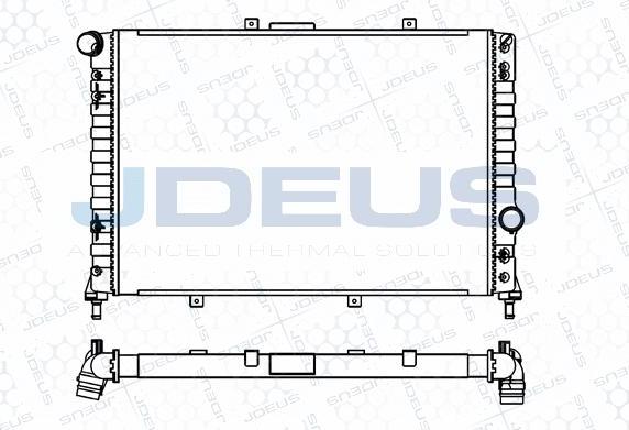 Jdeus M-0000180 - Radiatore, Raffreddamento motore autozon.pro