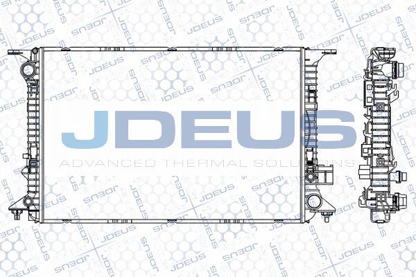 Jdeus M-001057A - Radiatore, Raffreddamento motore autozon.pro