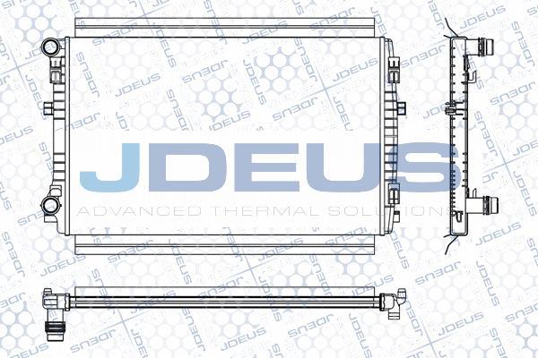 Jdeus M-001066A - Radiatore, Raffreddamento motore autozon.pro