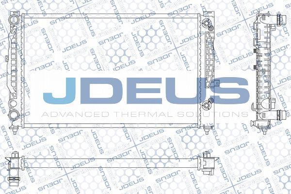 Jdeus M-0010170 - Radiatore, Raffreddamento motore autozon.pro