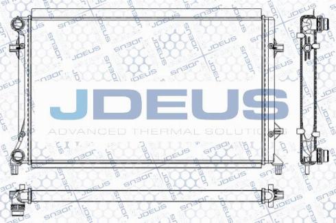 Jdeus M-0010311 - Radiatore, Raffreddamento motore autozon.pro