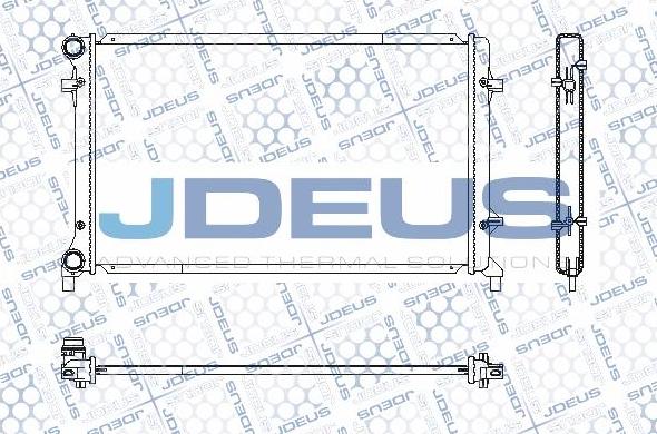 Jdeus M-0010330 - Radiatore, Raffreddamento motore autozon.pro