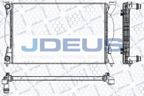 Jdeus M-0010240 - Radiatore, Raffreddamento motore autozon.pro