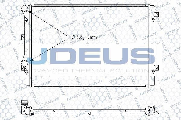 Jdeus M-0010710 - Radiatore, Raffreddamento motore autozon.pro