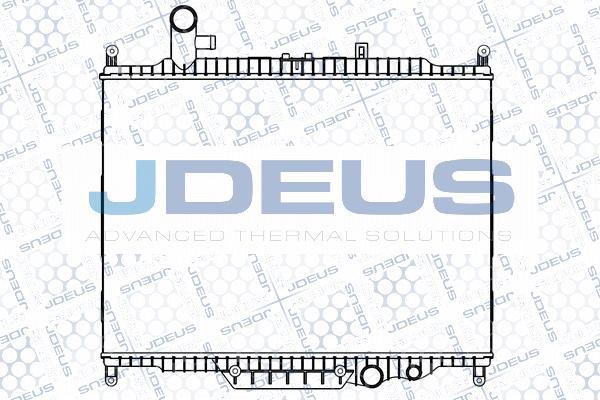 Jdeus M-002039A - Radiatore, Raffreddamento motore autozon.pro