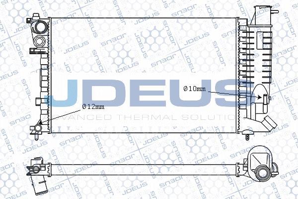 Jdeus M-007044A - Radiatore, Raffreddamento motore autozon.pro