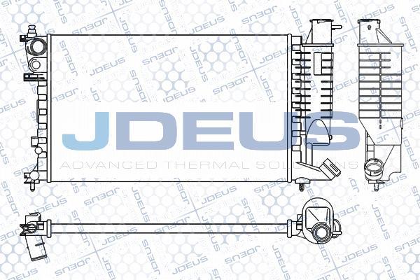 Jdeus M-0070410 - Radiatore, Raffreddamento motore autozon.pro