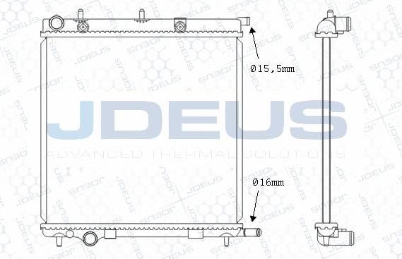 Jdeus M-0070091 - Radiatore, Raffreddamento motore autozon.pro