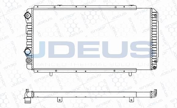 Jdeus M-0070050 - Radiatore, Raffreddamento motore autozon.pro