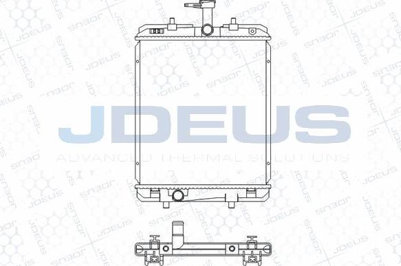 Jdeus M-0070160 - Radiatore, Raffreddamento motore autozon.pro