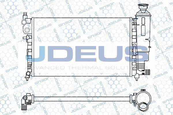 Jdeus M-0070310 - Radiatore, Raffreddamento motore autozon.pro