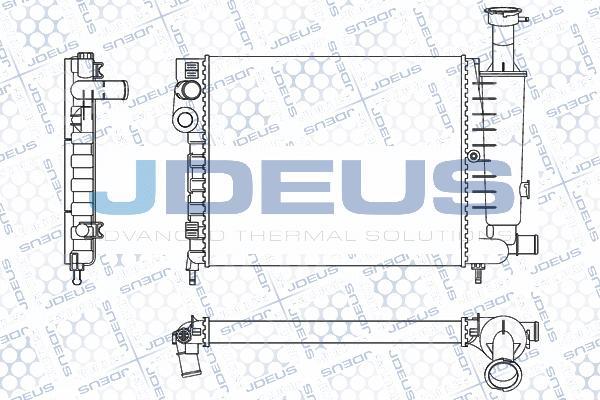 Jdeus M-007033A - Radiatore, Raffreddamento motore autozon.pro