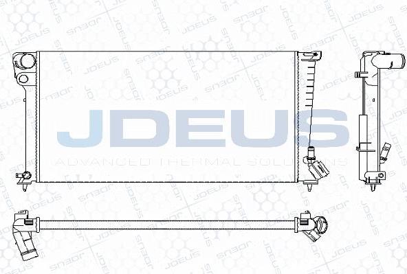 Jdeus M-0070200 - Radiatore, Raffreddamento motore autozon.pro