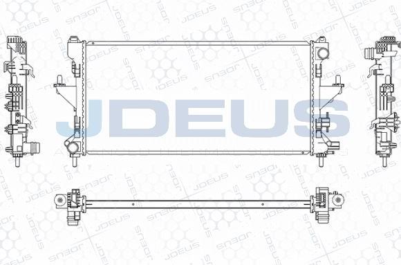 Jdeus M-0070220 - Radiatore, Raffreddamento motore autozon.pro