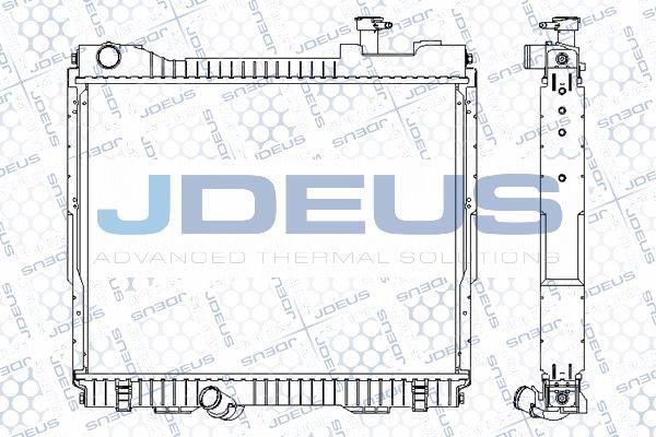 Jdeus M-0190400 - Radiatore, Raffreddamento motore autozon.pro