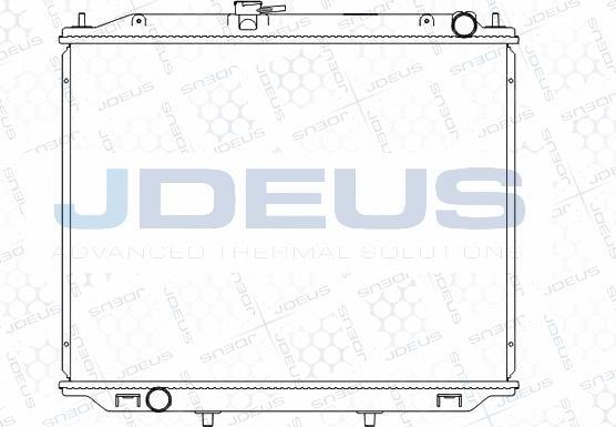 Jdeus M-0190520 - Radiatore, Raffreddamento motore autozon.pro