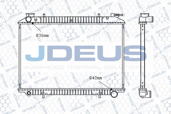 Jdeus M-0190820 - Radiatore, Raffreddamento motore autozon.pro