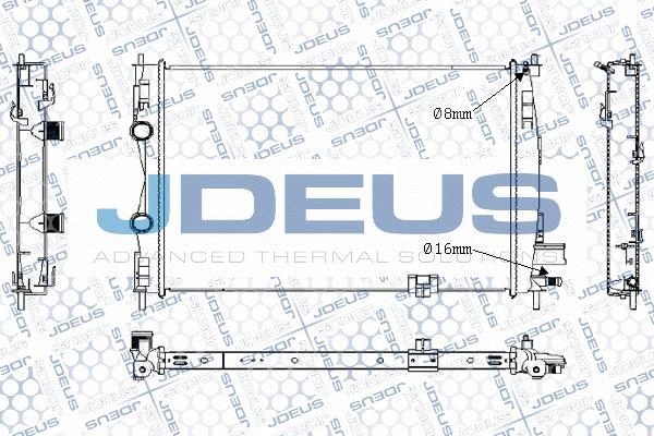 Jdeus M-0190210 - Radiatore, Raffreddamento motore autozon.pro