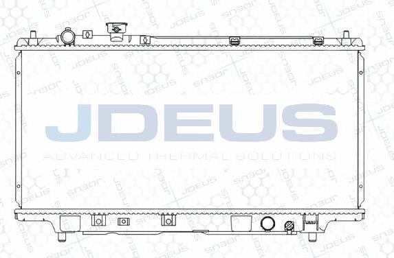 Jdeus M-0160161 - Radiatore, Raffreddamento motore autozon.pro