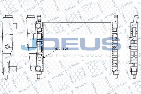 Jdeus M-0110410 - Radiatore, Raffreddamento motore autozon.pro