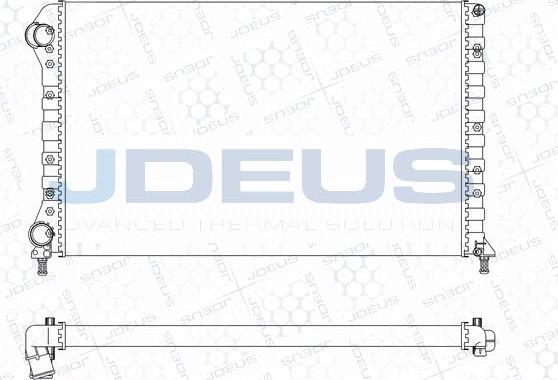 Jdeus M-0110801 - Radiatore, Raffreddamento motore autozon.pro