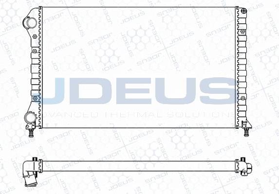 Jdeus M-011081A - Radiatore, Raffreddamento motore autozon.pro