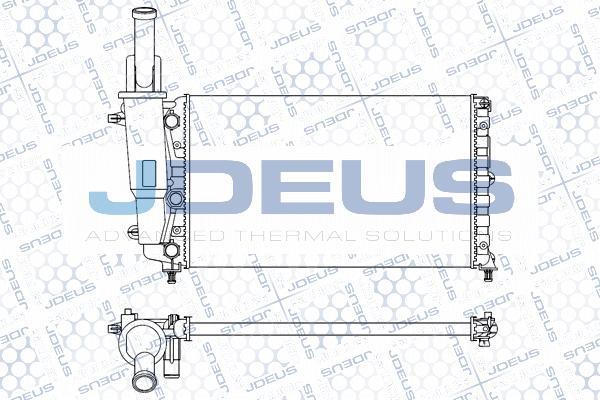 Jdeus M-0110310 - Radiatore, Raffreddamento motore autozon.pro