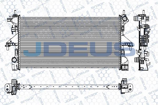 Jdeus M-0111500 - Radiatore, Raffreddamento motore autozon.pro