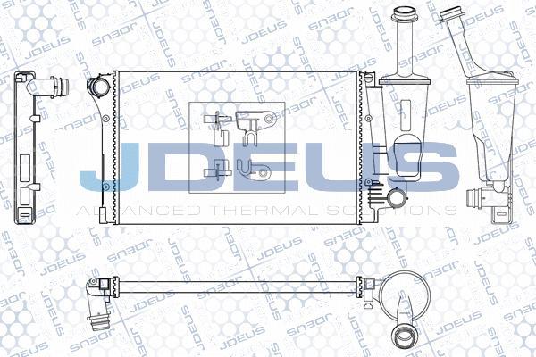 Jdeus M-0111030 - Radiatore, Raffreddamento motore autozon.pro