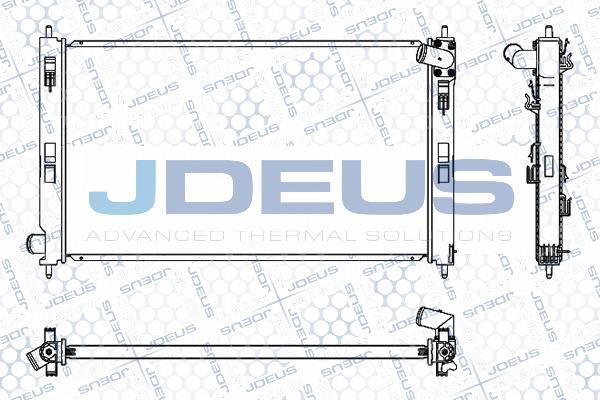 Jdeus M-0180430 - Radiatore, Raffreddamento motore autozon.pro