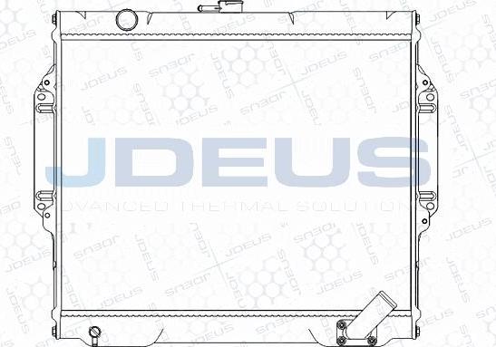 Jdeus M-018047A - Radiatore, Raffreddamento motore autozon.pro