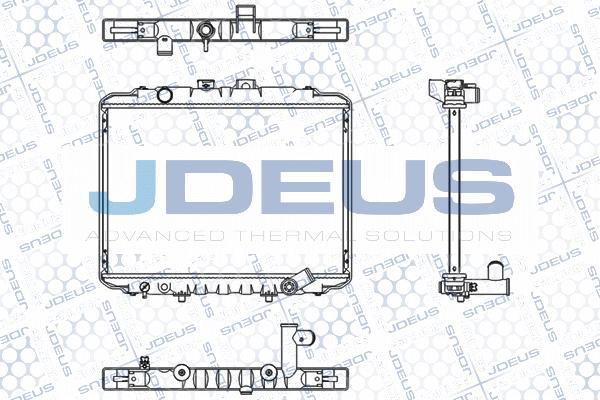 Jdeus M-0180070 - Radiatore, Raffreddamento motore autozon.pro