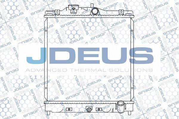 Jdeus M-0130040 - Radiatore, Raffreddamento motore autozon.pro