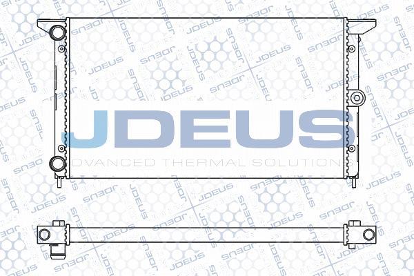 Jdeus M-012090A - Radiatore, Raffreddamento motore autozon.pro